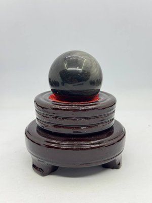 Шар из обсидиана 45 мм 13630 фото