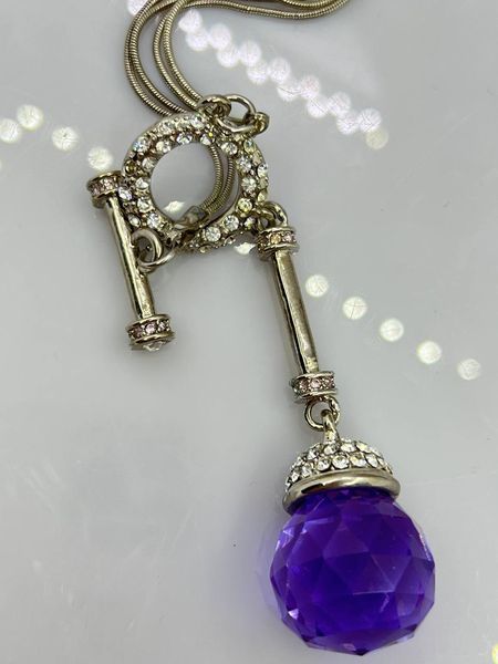 Підвіска з кулоном 43 см 10737 фото