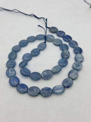 Кианит на нити без застежки 12*10 мм 40 см 12556 фото