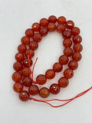 Сердолик на нити без застежки 10 мм 40 см 13603 фото