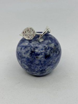 Яблоко из содалита 30*34 мм 12456 фото