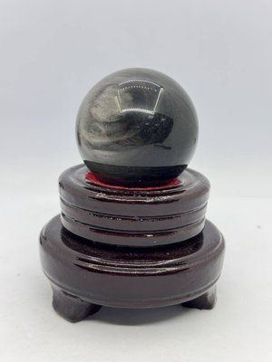 Шар из обсидиана 55 мм 13620 фото