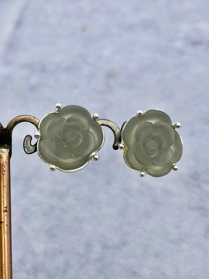 Серьги розы 454 фото
